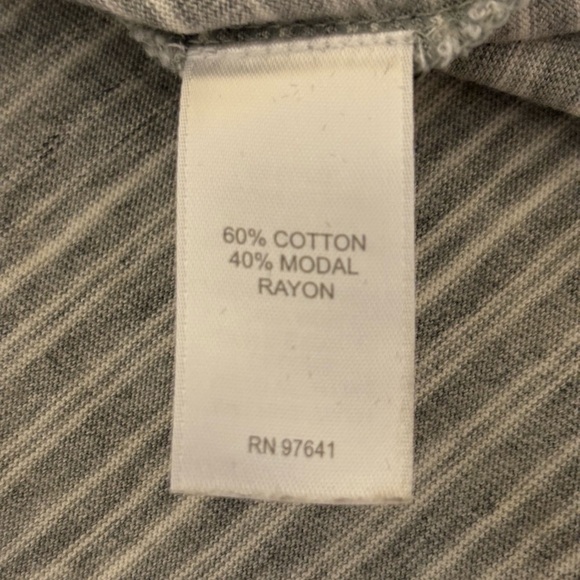 J. Jill Gray Striped Blouse - Picture 3 of 8